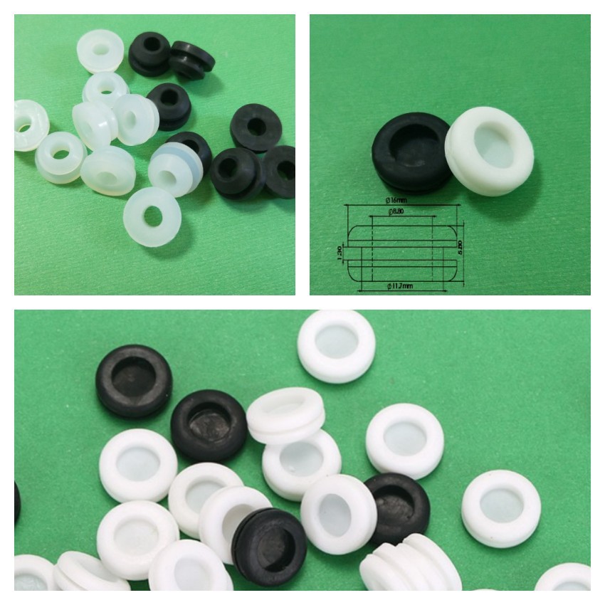 护线套 T型护线圈 硅胶防尘护线圈 电源线护线圈 带膜硅胶护