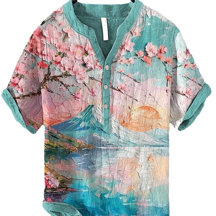 summer trend Japanese retro fashionable shirt
