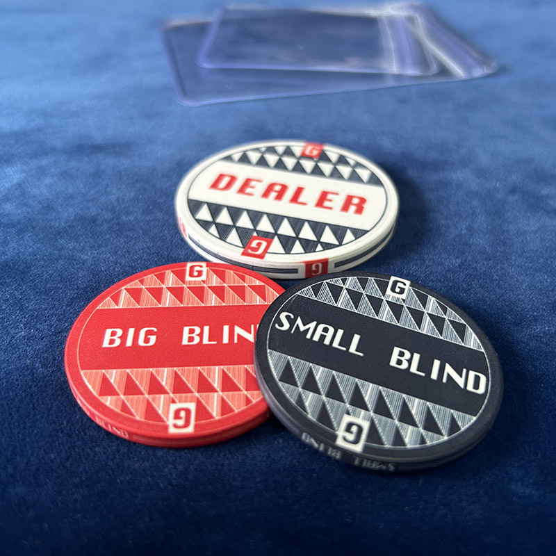 Pyramid ceramic size DEALER size blind note bookmaker card poker card Texas poker accessories