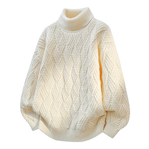 2026年秋季杭州四季青宽松型青少年圆领长袖腈纶针织衫，男装针织衫/毛衣，星座614