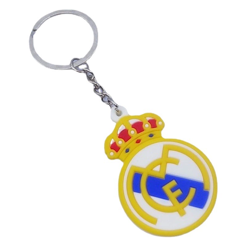 Реал Мадрид Барселона Ли Майами Арсенал Челси Яде Ливерпуль логотип команды ПВХ двойной брелок