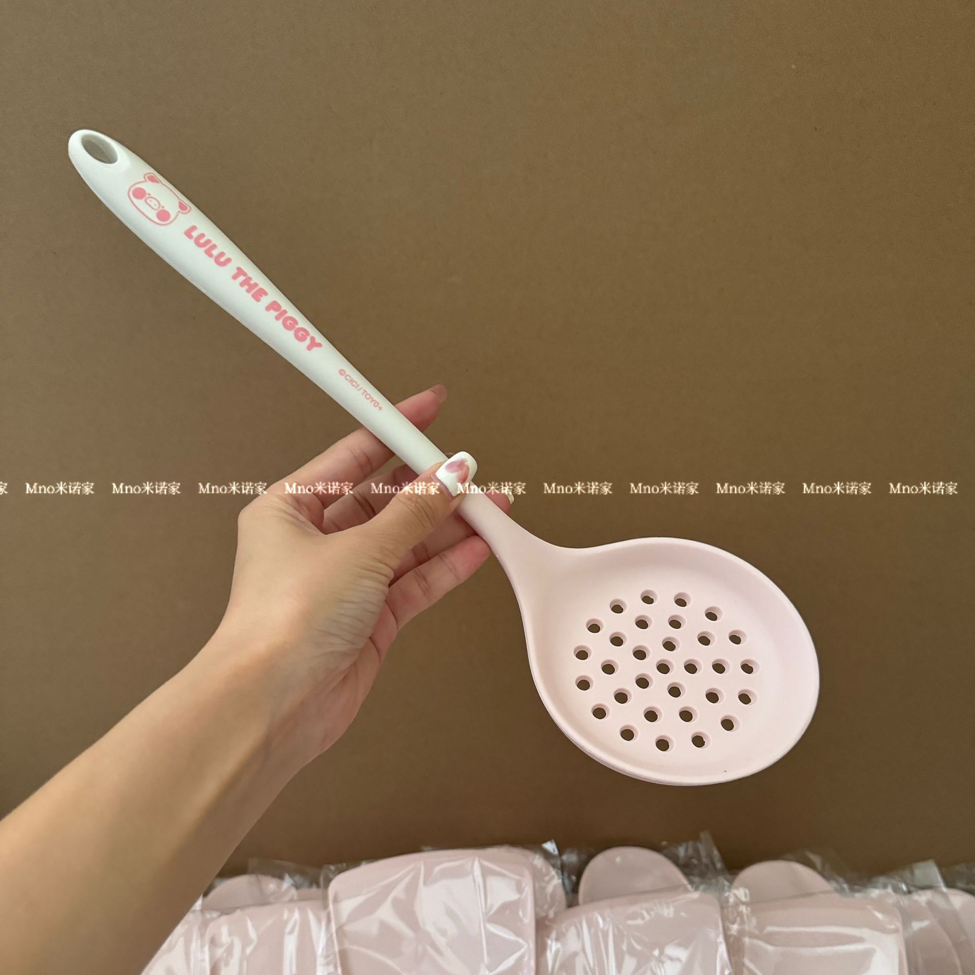 핑크 루루 돼지 실리콘 소쿠리