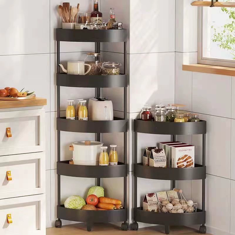 Bathroom shelf Bathroom Cosmetics Triangle Set Storing Hand -to -Bathroom toilet Multi -layer Multi -layer Three -foot Stroke Shelf