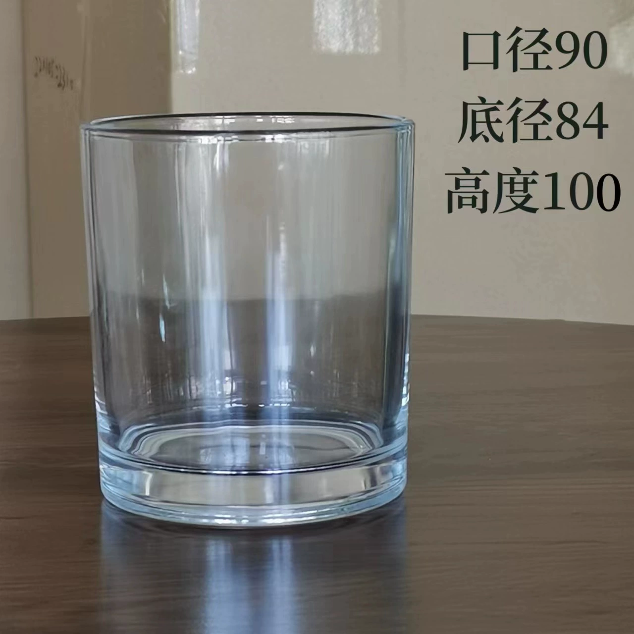 Small transparent glass candle, aromatherapy, wholesale
