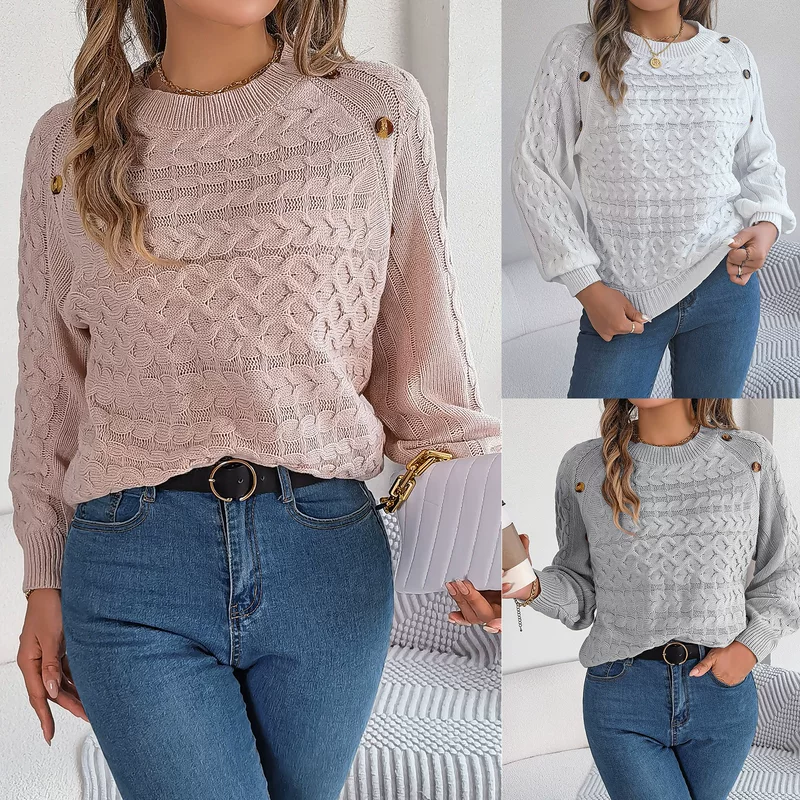 (Cross-border trading), demi-season solid flashlight, sleeves, sweater