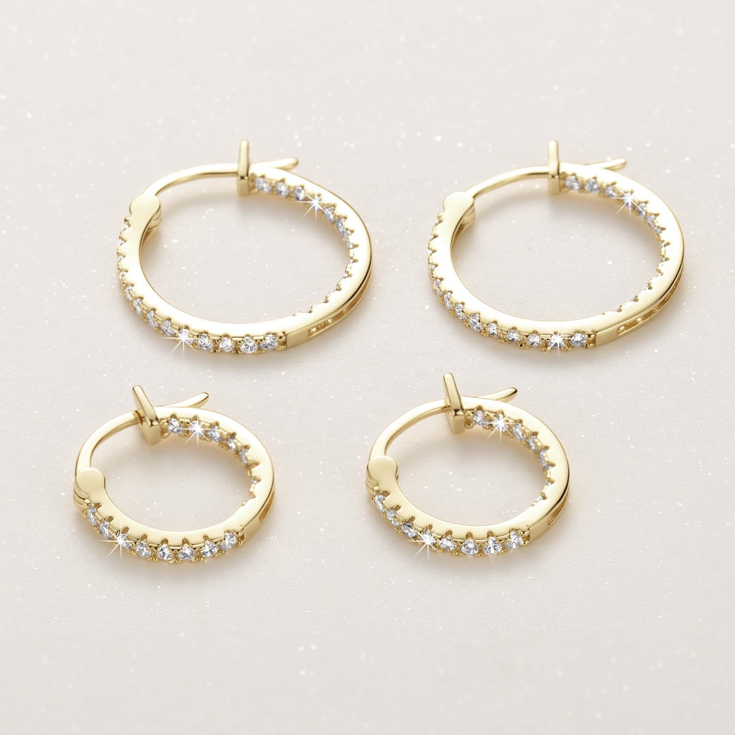 Daily Occasion 925 Sterling Silver Material 1 Pair 925 Sterling Silver 925 Sterling Silver Earrings Round Earrings