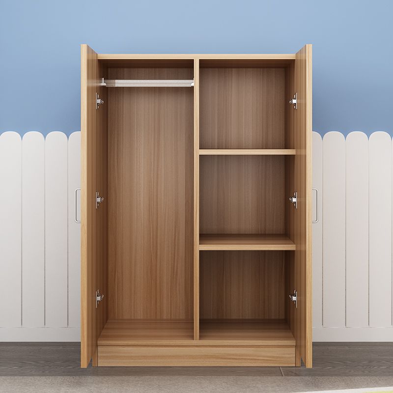 Economical Wardrobe Home Bedroom Modern Simple Rental Solid Wood Simple Assembly Storage Cabinet Storage Cabinet
