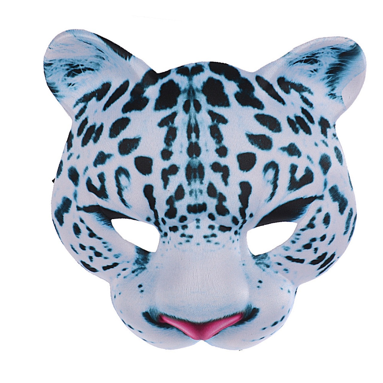 Halloween Gran Máscara de Tigre Animal media máscara de la cara del tigre blanco máscara de leopardo de nieve máscara de los niños adultos simulación tridimensional