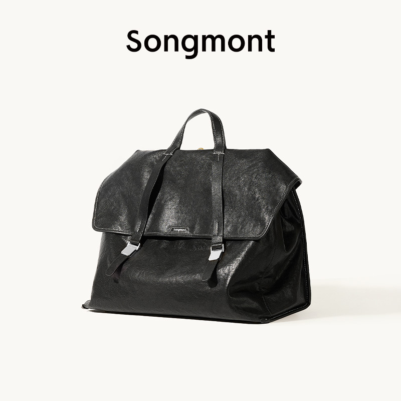 【郭柯宇同款】Songmont山下有松山行游历公文包植鞣皮斜挎双肩包|undefined