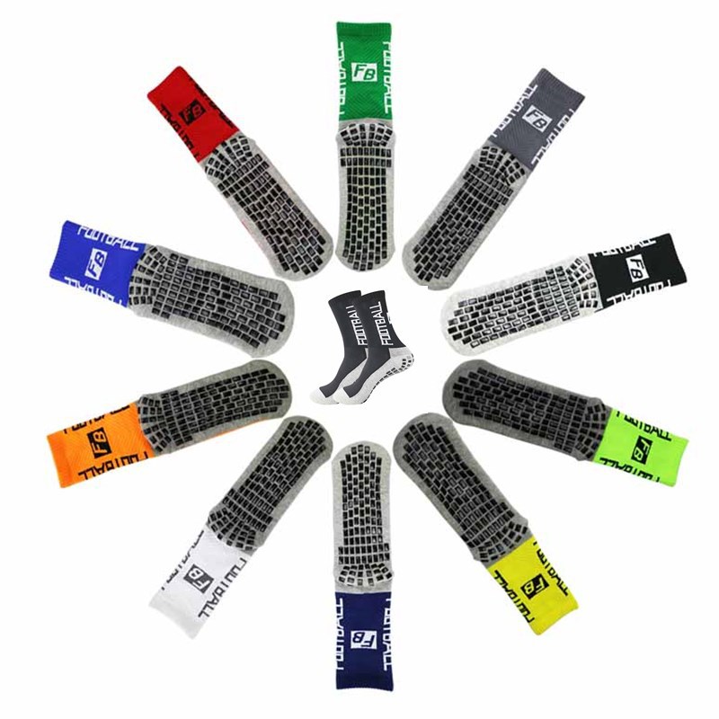 Breathable Cotton Football Socks With Anti-Slip Silicone Grip – Unisex Sports Socks For Soccer, Running, Hiking & Cycling_vogvips.com