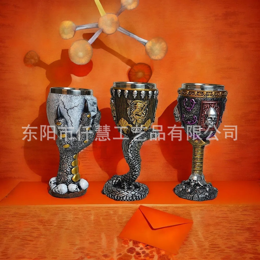 Año nuevo nuevo estilo copa escultura hogar sala de estar entrada suministros de decoración resina artesanía taza decoración