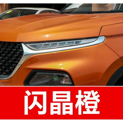 15. Wuling Auto Paint Pen Avtomobil boya qələmləri - take-one-shot-and-two-color-paint-1-and-brightening-polish-1-and-then-send-a-tool-kit-sandpaper-cleaning-cotton-pen-tip-shiny-orange