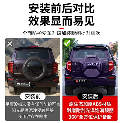Spare wheel cover, Tank 400Hi4-T/Z Special Edition