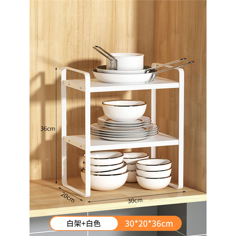 Organizador multinivel para encimera de cocina – para vasos, utensilios, con zona de drenaje