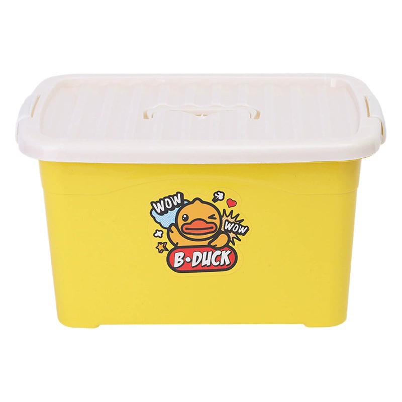 Производители в наличии маленькие желтые утиные детские игрушки с крышкой ящик для хранения push дренажные салфетки ящик для хранения