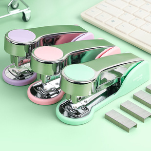 Huajie manufacturers wholesale round head labor-saving stapler thickened stainless steel stapler 12 universal binding machine
