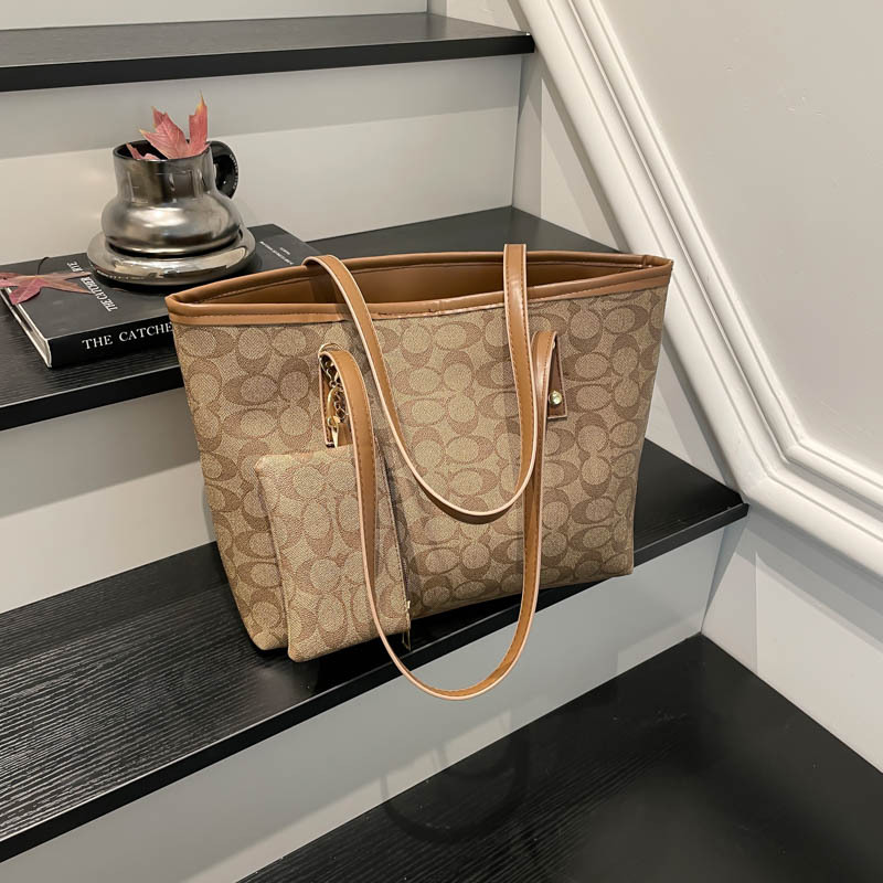 High-End Large-Capacity Shopping Bag Women's Bag 2025 New Fashion Versatile Handbag Trendy Large Bag Crossbody Bag