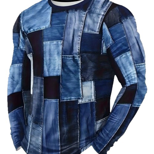 temu new fashion 3D printed men's short-sleeve top, order starting from 1 piece