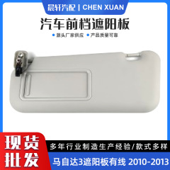 馬3有線2010-2013年式車用サンバイザー グレー 左右セット