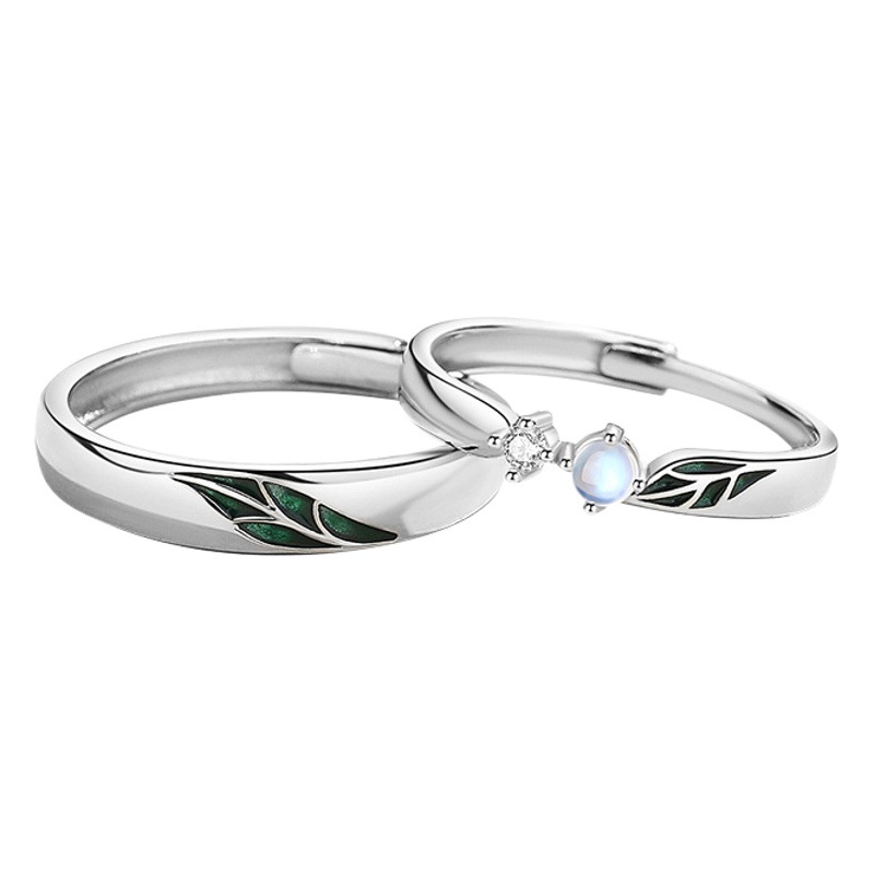 Anillos de Pareja Plata 925 con Piedra image 1