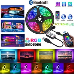 5Vled ライトストリップ雰囲気ライトストリップセット 5050RGB マジックカラー Bluetooth リモコン 5v 低電圧 3 色調光ライト