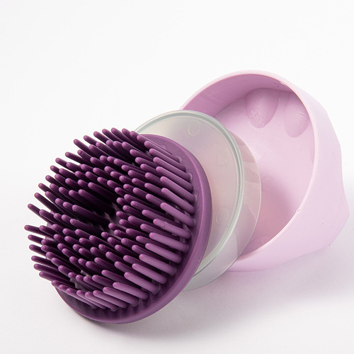 New Double Color Washing Hair Brush Wrist Wash Hair Brush Massage Hair Washing Gadget Head Bath Brush Hair Wash Massage Shampoo Brush