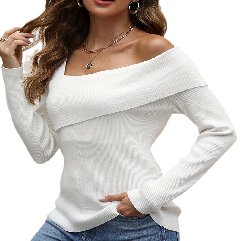 Suéter de punto ligero de manga larga para mujer de Amazon, estilo casual, para primavera y otoño. image 6