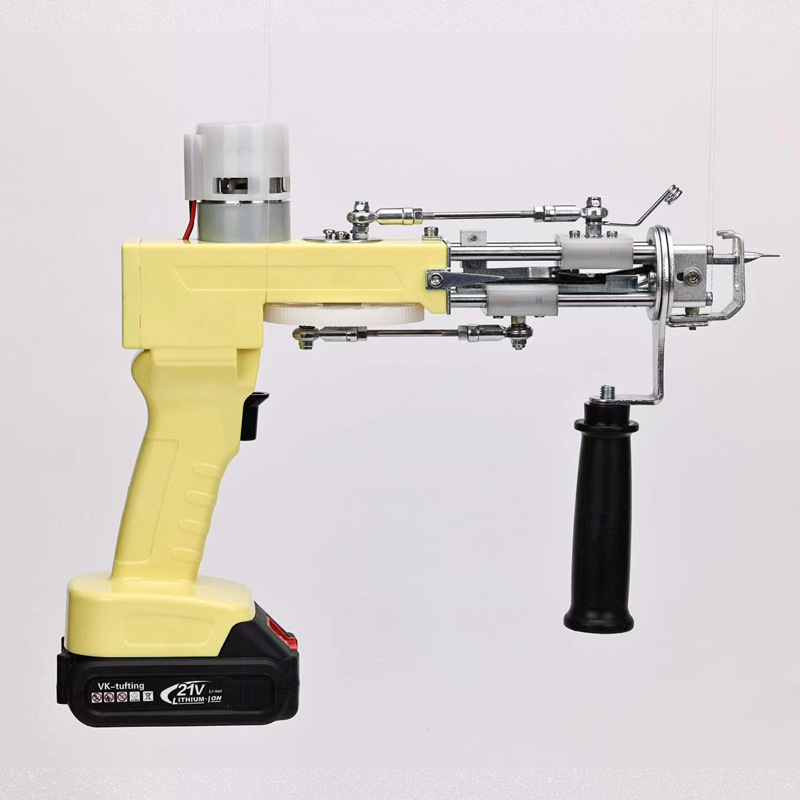 Pistola de Tufting Inalámbrica para Alfombras con Batería de Litio para Fabricación de Alfombras