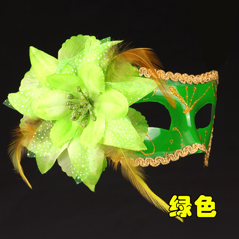 圣诞节舞会羽毛面具化妆舞会装扮道具舞会假面派对装扮面罩道具|undefined