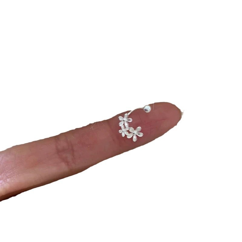 Hypoallergenic Sleep Stud Earrings In Titanium With Flat Backs_voghion.com