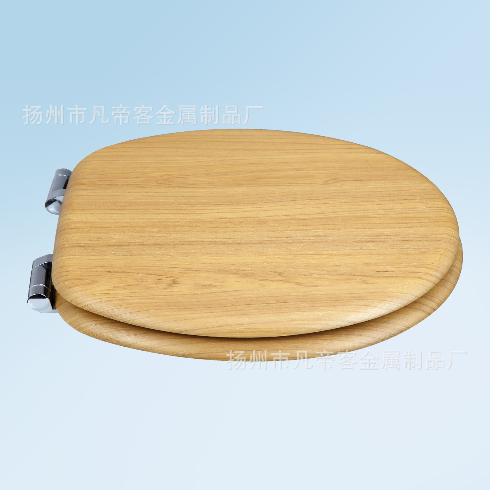 Fábrica directa placa de densidad de madera MDF cubierta de inodoro pvc pegado correa de roble caída lenta