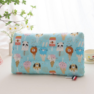 Class A cotton cartoon children's peas pillow removable and washable kindergarten nap pillow manufacturers wholesale