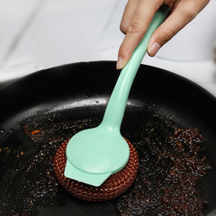 刷頭可拆卸塑料長柄鍋刷廚房鍋碗碟清潔刷蜂窩刷頭污漬鍋碗刷套裝