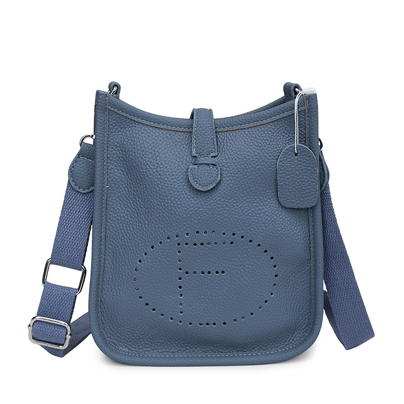 도매 가을 패션 숙녀 단색 간단한 작은 사각형 가방 질감 어깨 슬렁 PU 편지 숙녀 거리 가방