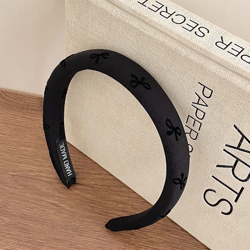 Corea del Sur, cabello de onda gris para niños, arco de arco, adornamiento de cabello de alto nivel, bandana de cabello, banda de cabello