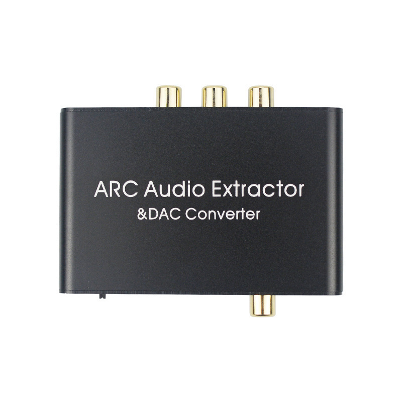 HDMI audio return ARC adapter amplifier DAC audio converter digital to analog audio RCA fiber
