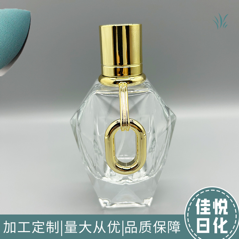 100ml 高档水晶精致香水瓶沉香分装瓶百万女士金砖香水瓶