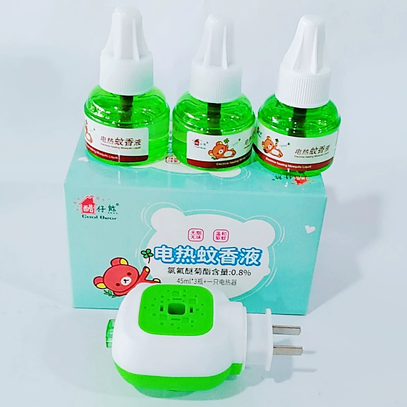 Бытовой электрический репеллент от комаров, жидкость от комаров, электрическая жидкость от комаров, жидкость от комаров Cool Bear, жидкость от комаров без запаха