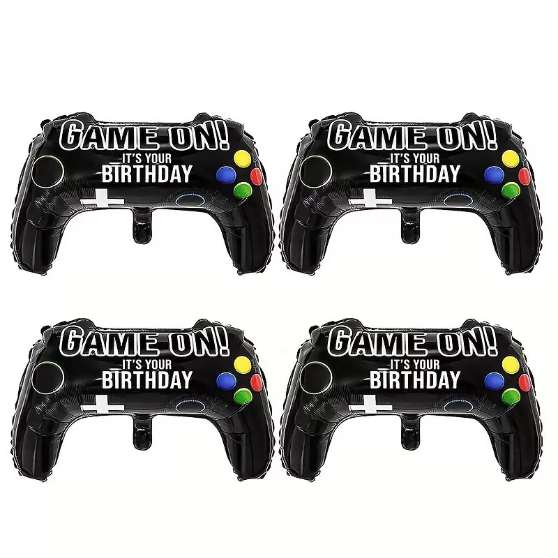 现货厂家清仓游戏手柄主题聚会游戏迷装饰游戏控制器数字气球用品