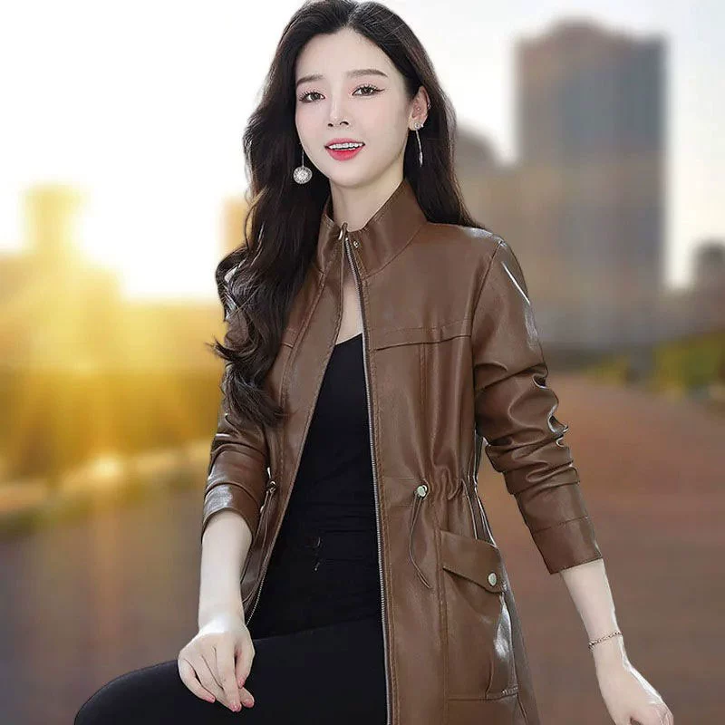 Mid‑length warm winter jacket for plus‑size women, removable hood options, fleece/velvet variants