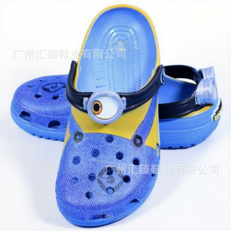 Personaje clásico de la casa de tarjetas de estrellas de niños zapatos antideslizantes sandalias zapatillas de playa para niños al por mayor