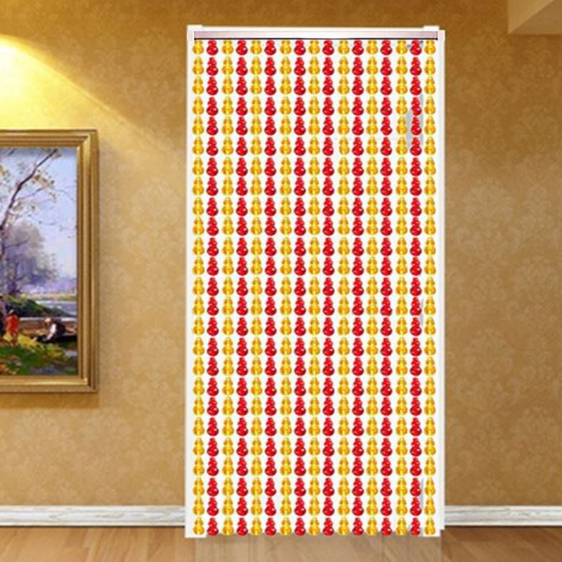 Bead Chain Curtain Pearl Partition Curtain Door Curtain Beaded Door-to-Door Hanging Curtain Beaded Household Purple Toilet Bedroom Doorway