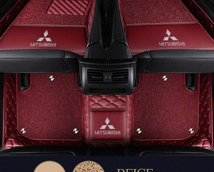 Suitable for Mitsubishi Outlander, Eclipse Cross, Pajero, right-hand drive Lancer, Galant, and Junge full-coverage car floor mats