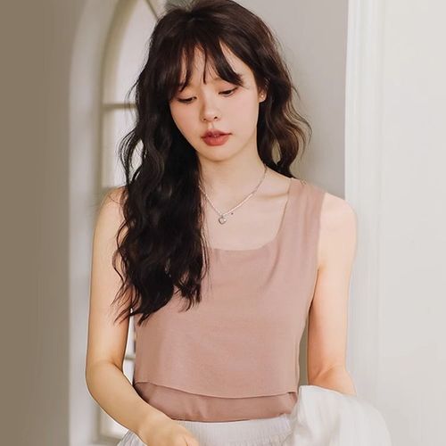 Maternity nursing vest suspender summer nursing clothing outer postpartum base covering nursing top t-shirt confinement clothing