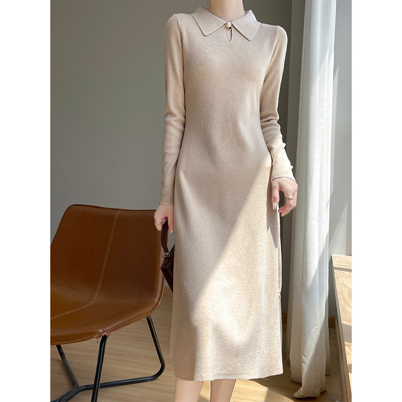 knitted extra-long long skirt