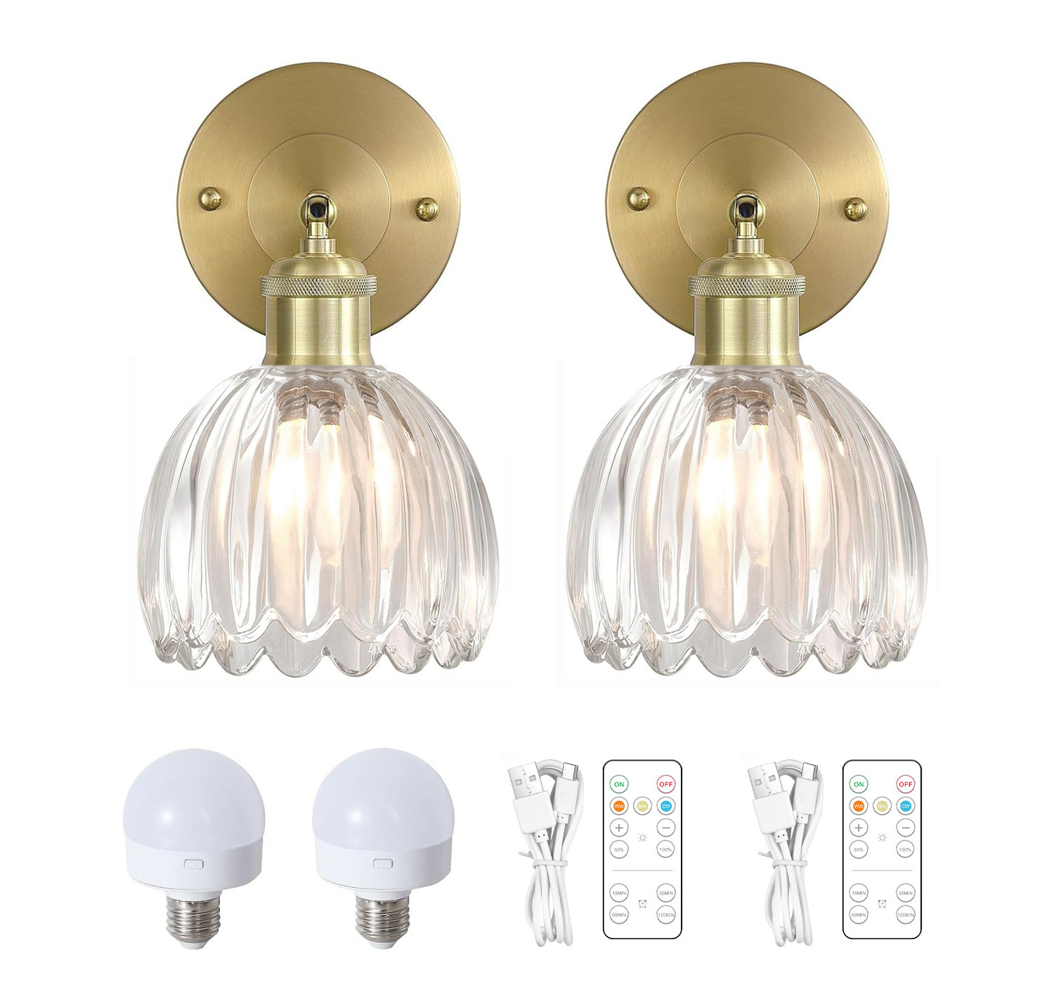 A형 투명 2구 3색 충전식