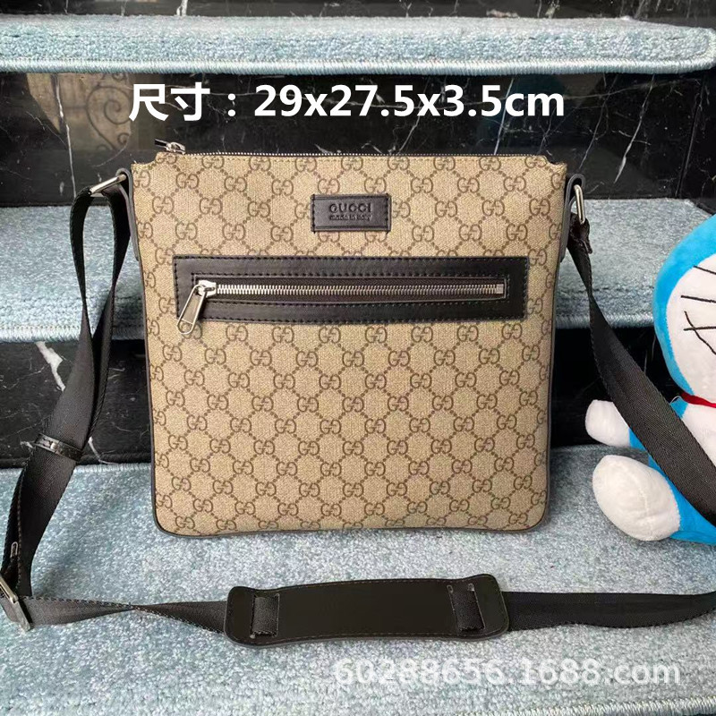 国境を越えた新型m lv男性バッグ真皮郵便バッグチェーンバッグ箱バッグ三合一黒武士枕バッグ|undefined