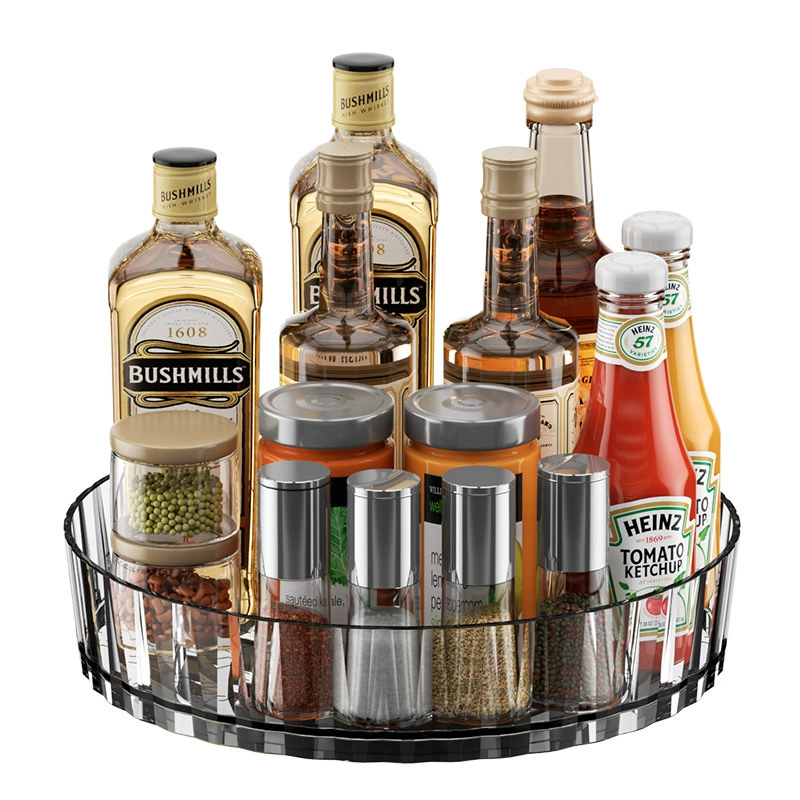Spice Rack Storage Rack Rotating Desktop Kitchen from Yomiego