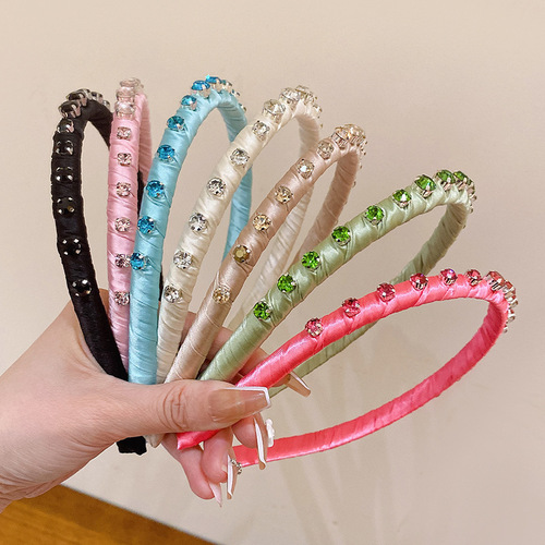 Eurasian fashion heavy work crystal hair clip for women, cross-border new style, palace retro style face washing hair holder, wholesale hair clip