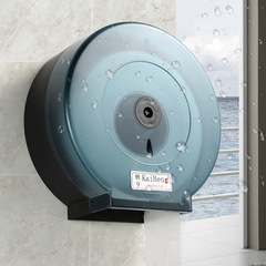 Hotel Large Roll Toilet Paper Holder with Lock, Wall-mounted, Waterproof, Commercial and Home Use, Paper Towel Stand, Big Roll Toilet Paper Roll